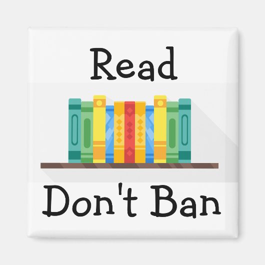 Read Don't Ban Magnet (Vorne)