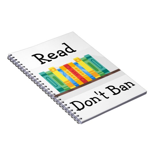 Read Don't Ban Notebook Notizblock (Rechte Seite)