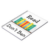 Read Don't Ban Notebook Notizblock (Linke Seite)