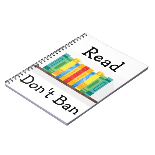 Read Don't Ban Notebook Notizblock (Linke Seite)