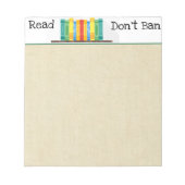 Read Don't Ban Notepad Notizblock (Vorderseite)
