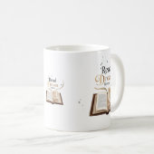 Read Dream Repeat Ceramic Mug - Flaming Book  Kaffeetasse (VorderseiteRechts)
