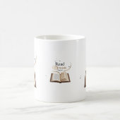 Read Dream Repeat Ceramic Mug - Flaming Book  Kaffeetasse (Mittel)