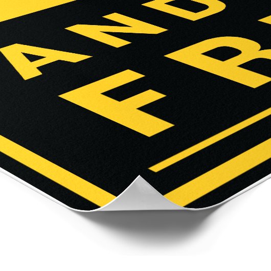 Read Hayek Poster (Ecke)