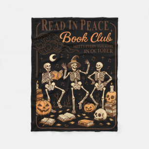 Read in Peace Book Club Spooky Leser Halloween O Fleecedecke