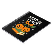 Read in Peace Funny Halloween Book Notizblock (Linke Seite)