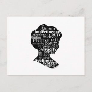 Read Jane Austen Cameo Postkarte