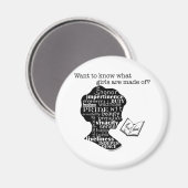 Read Jane Austen Magnet (Vorderseite/Rückseite)