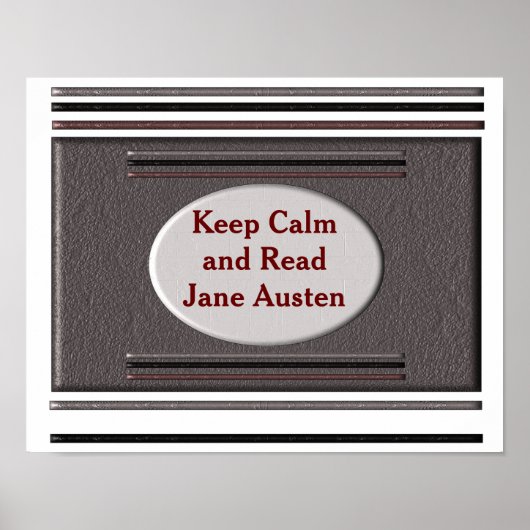 Read Jane Austen - Poster (Vorne)