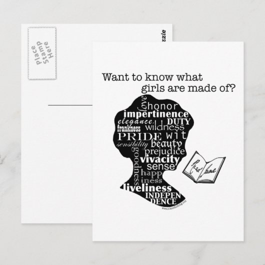 Read Jane Austen Postkarte (Vorne/Hinten)