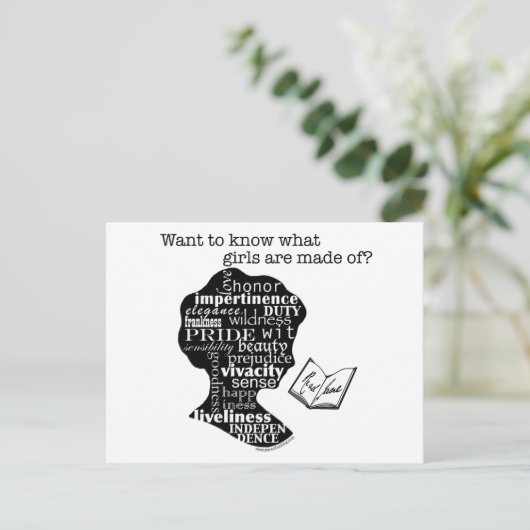 Read Jane Austen Postkarte (Stehend Vorderseite)