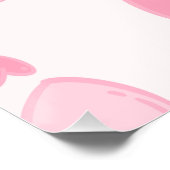 Read • Love • Display – Cat & Book Glossy Poster (Ecke)