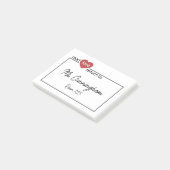 Read - Love - Return to Post-it Klebezettel (angewinkelt)