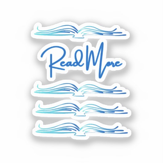Read More Aufkleber (Vorderseite)