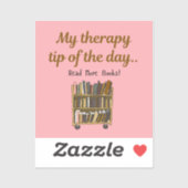 Read More Books – Book Lover Therapy Sticker (Blatt)