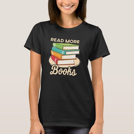 Read More Books Case National Read A Book Day T-Shirt (Vorderseite)
