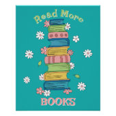 Read More Books - Classroom Library Glossy Poster (Vorderseite)