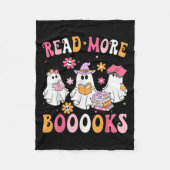 Read More Books Ghosts Reading Book Funny Teacher  Fleecedecke (Vorderseite)