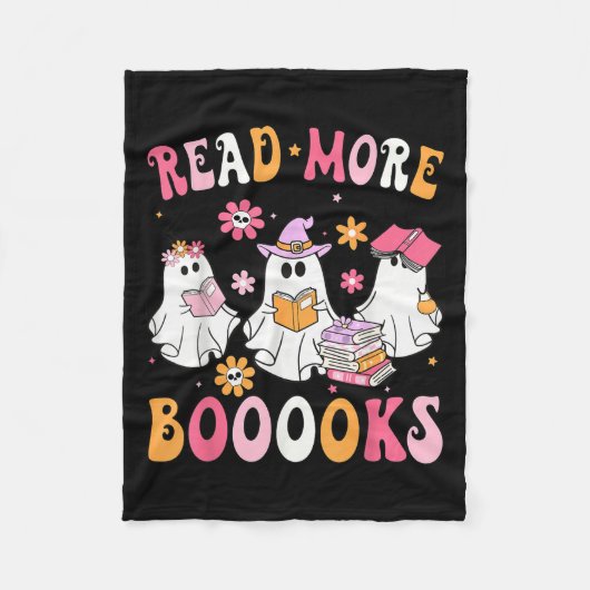 Read More Books Ghosts Reading Book Funny Teacher  Fleecedecke (Vorderseite)