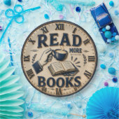 Read More Books Reading Lover Gift Pappteller (Party)
