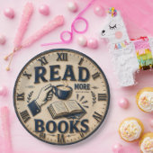 Read More Books Reading Lover Gift Pappteller (Party)