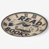 Read More Books Reading Lover Gift Pappteller (Schrägansicht)