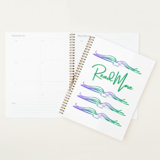 Read More in Green and Blue Planer (Anzeige)