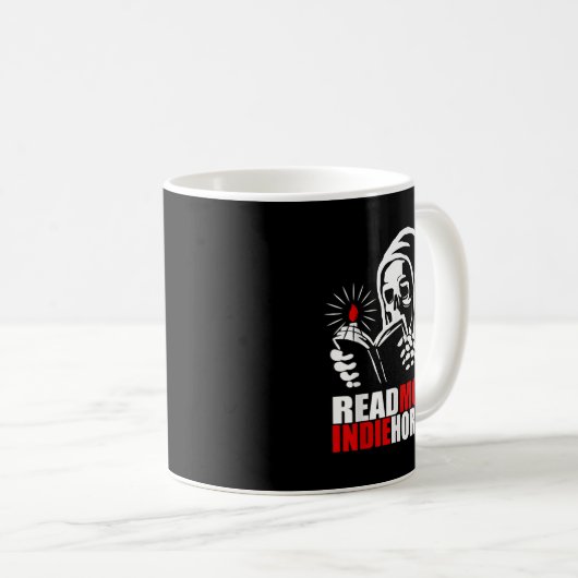 Read More Indie Horror Apparel  Kaffeetasse (VorderseiteRechts)