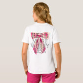 Read More Worry Less Coquette Pink Bow T-Shirt (Schwarz voll)