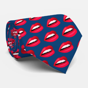 "Read My Lips" luscious Mund Neck Tie Krawatte