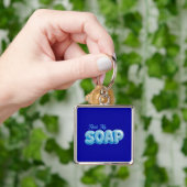 "Read My SOAP" Blauer Schlüsselanhänger (Hand)