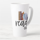 Read On (mit Hydrangeas) Milchtasse (Rechte Ecke)