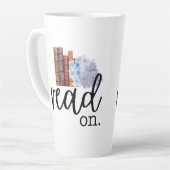 Read On (mit Hydrangeas) Milchtasse (Linke Ecke)