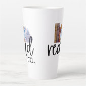 Read On (mit Hydrangeas) Milchtasse (Vorderseite)