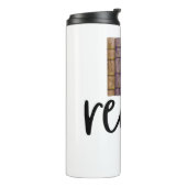 Read On (mit Hydrangeas) Thermosbecher (Nach links gedreht)