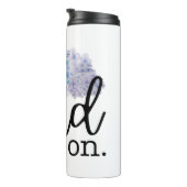 Read On (mit Hydrangeas) Thermosbecher (Nach rechts gedreht)