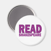 Read Shakespeare Magnet (Vorderseite/Rückseite)