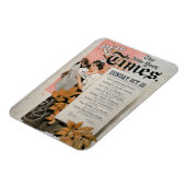 "Read The New York Times" (Farbe litho) Magnet (Linke Seite)