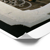 "Read The New York Times" (Farbe litho) Poster (Ecke)