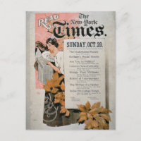 "Read The New York Times" (Farbe litho)