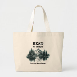 Read to Escape – Just One More Chapter Tote Bag Jumbo Stoffbeutel