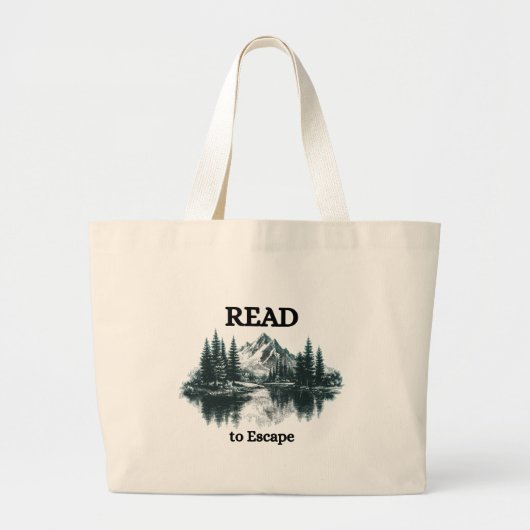 Read to Escape – Read to Escape Tote Bag Jumbo Stoffbeutel (Vorne)