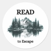 Read to Escape Sticker (Vorderseite)