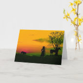 "Read to Work"~Border Collie Notecard Karte (Gelbe Blume)