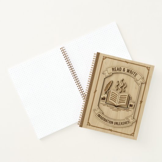 Read & Write Imagination Unleashed Wood Journal Notizblock (Innenseite)