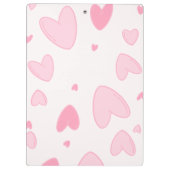 Read, Write, Love – Cat & Book Clipboard Klemmbrett (Rückseite)