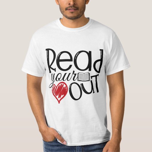 Read Your Heart Out Book Lovers - Reading or Engli T-Shirt (Vorderseite)