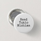 Read Yukio Mishima Button (Vorne & Hinten)