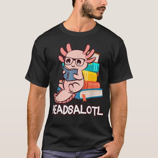 Readalotl T-Shirt (Vorderseite)