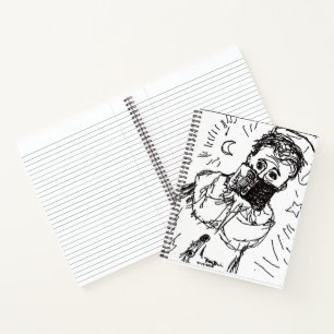 Reader Artwork Spiral Notebook Notizblock